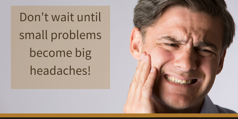 Comprehensive dentistry by Mukilteo dentist, Dr. Johnson prevents small problems from becoming big headaches.