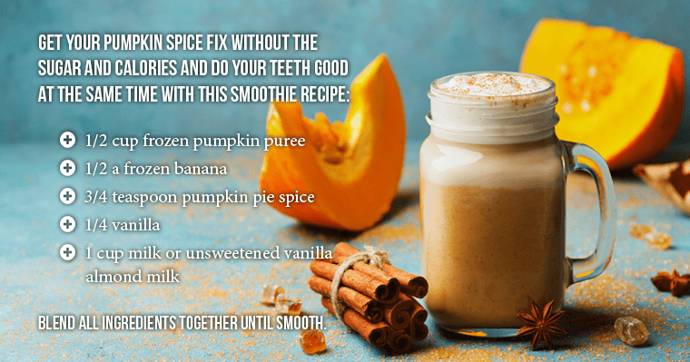 Get your pumpkin spice "fix" with this healthy and delicious pumpkin spice smoothie recipe! Recipe for a fall food favorite - healthy pumpkin spice smoothie