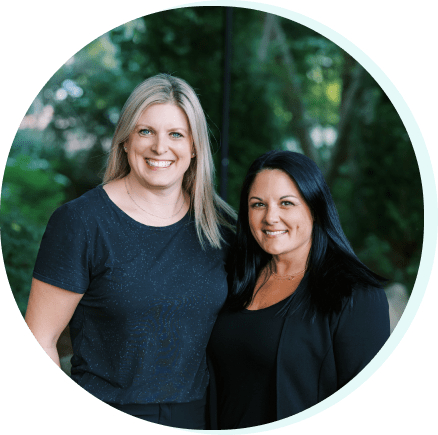 Smiling women who meet you first