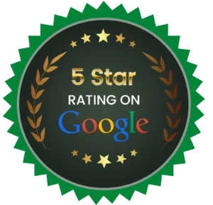 google 5 star review icon